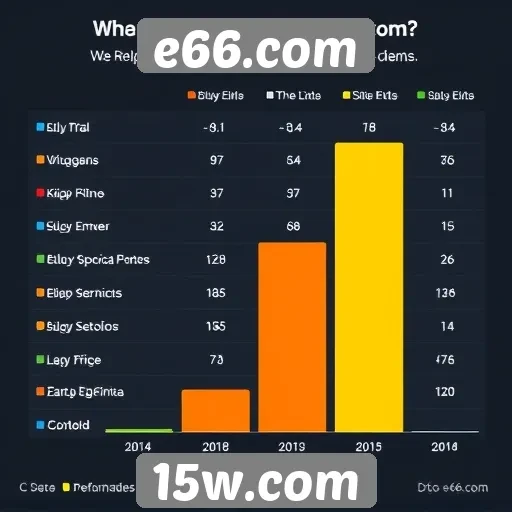 Comparativo de performance do e66.com versus concorrentes